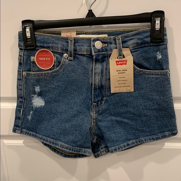 Levi's Mini Mom Shorts Girls - Picture 3 of 10